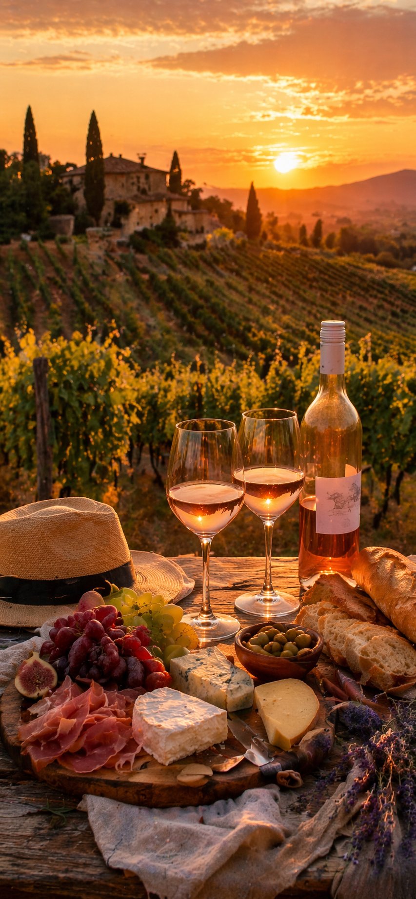 Аперетив на закате